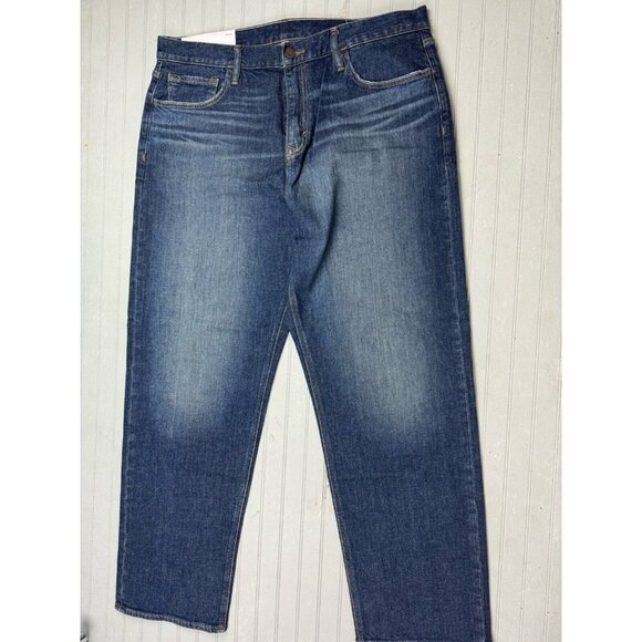 Banana Republic Size 36x32 Mens Jeans (Actual Inseam 30.5) Relaxed Dark … - Picture 1 of 3